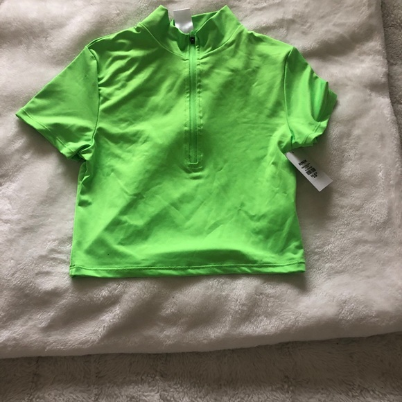 Joyce Leslie Tops - Neon green crop top
